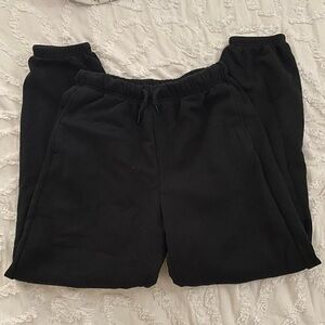 Old Navy Kids Black Fleece Jogger Pants